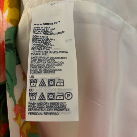 Tommy Hilfiger Floral and Stripped shift dress, size L - Picture 3 of 4